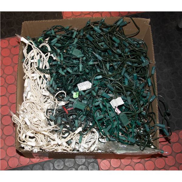 9 STRANDS WHITE OUTDOOR LIGHTS - ESTATE