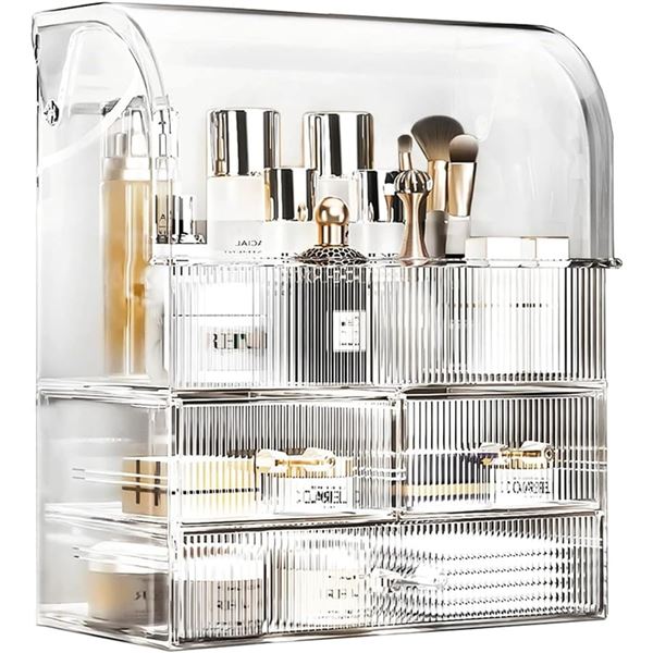 NEW COSMETIC STORAGE ORGANIZER X LARGE ACRYLIC