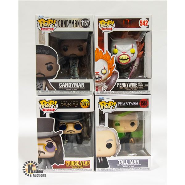 4 HORROR FUNKO POP