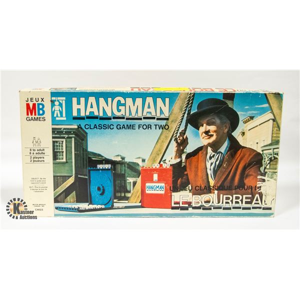 VINTAGE 1976 MILTON BRADLEY "HANGMAN"