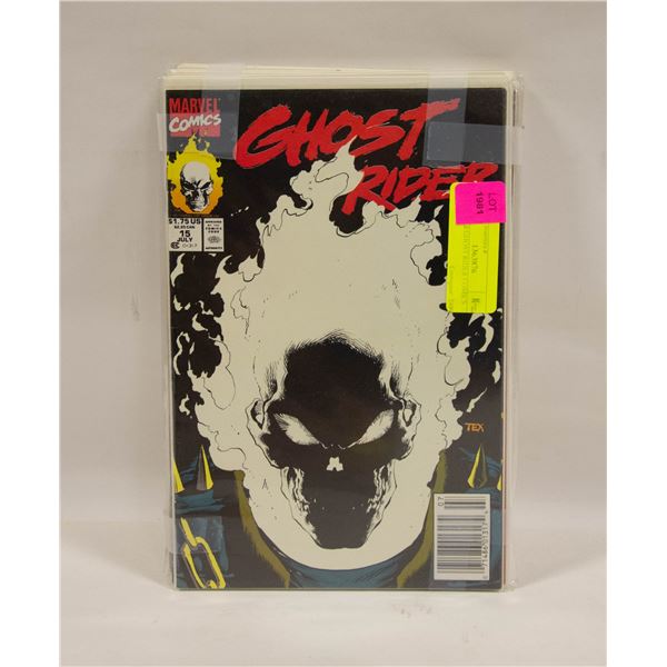 LOT OF 8 GHOST RIDER COMICS