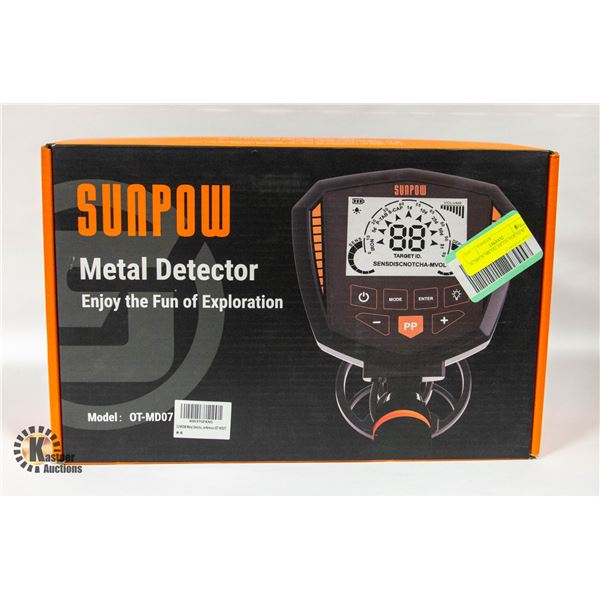 SUNPOW METAL DETECTOR NEW