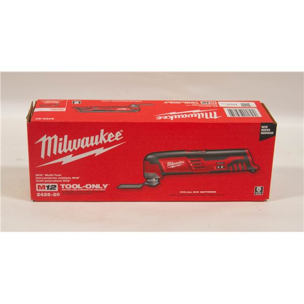 NEW MILWAUKEE M12 CORDLESS MULTI-TOOL  TOOL ONLY
