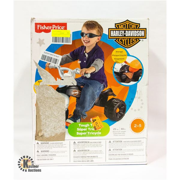 FISHER PRICE HARLEY DAVIDSON TOUGH TRIKE