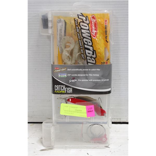 NEW SEALED POWERBAIT PIKE FISHING KIT