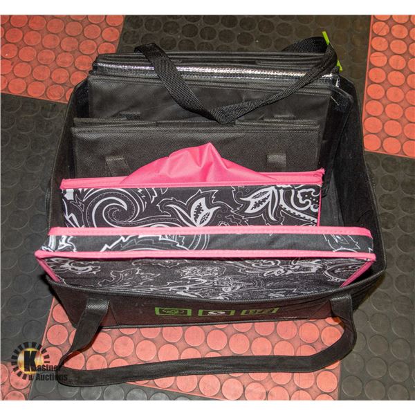 BUNDLE OF 5 FOLD-UP REUSEABLE GROCERY