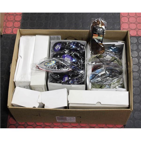 BOX OF 8 DOZEN SUNGLASSES - DIFFERENT COLORS
