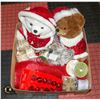 Image 1 : BOX WITH NEW MR. & MRS. CHRISTMAS TEDDY
