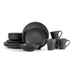 Image 1 : NEW STONE AND LAIN MATTE GREY 16PC DINNERWARE SET