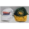 Image 1 : ESTATE SIGNED BASEBALL HATS TOGETHER-ESTATE