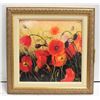 Image 1 : ESTATE POPPY FIELD FRAMED GUILDED ART APPROX