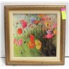 Image 1 : ESTATE POPPY FIELD FRAMED GUILDED ART APPROX