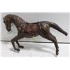 Image 1 : ESTATE LEATHER HORSE STATUE-ESTATE