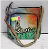 Image 1 : ESTATE ANUSHKA LEATHER ZEBRA ARTISAN PURSE-ESTATE