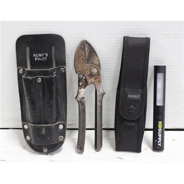 ESTATE KUNYS LEATHER WITH HEAVY CUTTERS &