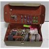 Image 1 : LARGE JEWELRY BOX FULL OF SPARKLY ESTATE JEWELRY