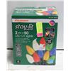 Image 1 : SYLVANIA STAY-LIT 2 SETS OF 50 LED C9