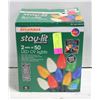 Image 1 : SYLVANIA STAY-LIT 2 SETS OF 50 LED C9