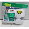 Image 1 : ANKLE SOCKS WHITE 6-12 SIZE 6-PACK FRUIT OF LOOM