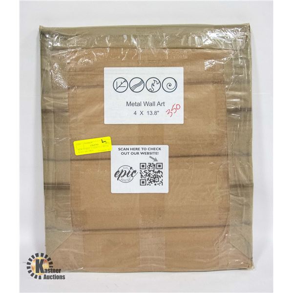 NEW IN BOX - LASER CUT METAL WALL ART/SIGN