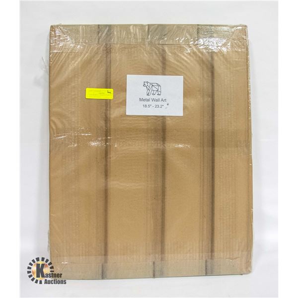 NEW IN BOX - LASER CUT METAL WALL ART/SIGN -