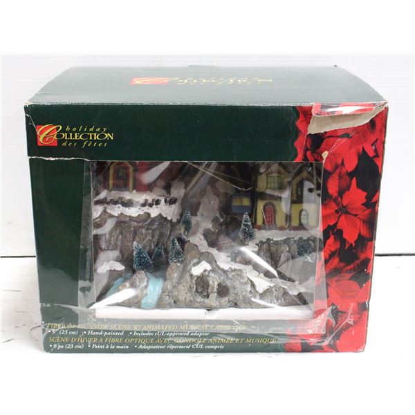 HOLIDAY COLLECTION – FIBER OPTIC SNOW SCENE