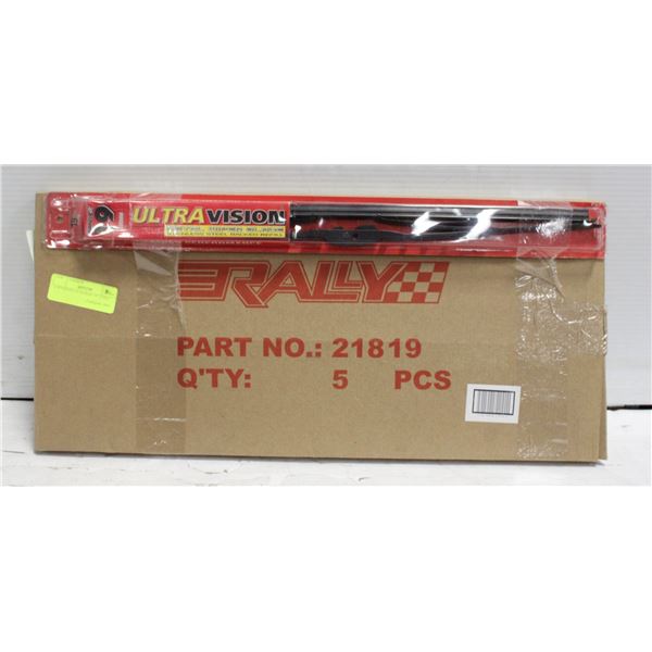 6 WINDSHIELD WIPERS 19" LONG