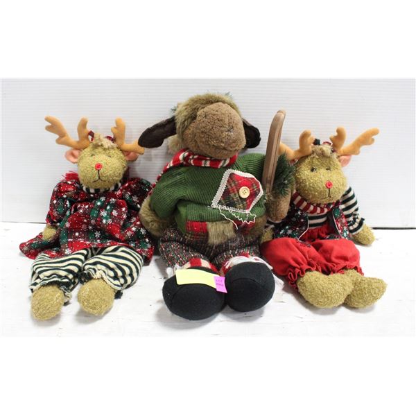PLUSH REINDEER FAMILY
