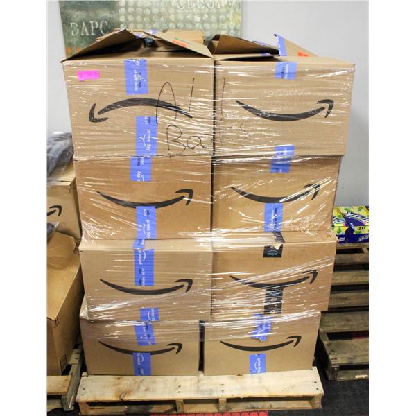 PALLET WITH 16 BOXES OF AMAZON BOOKS