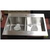 Image 1 : NEW BIANCO STAINLESS STEEL DOUBLE SINK INSERT
