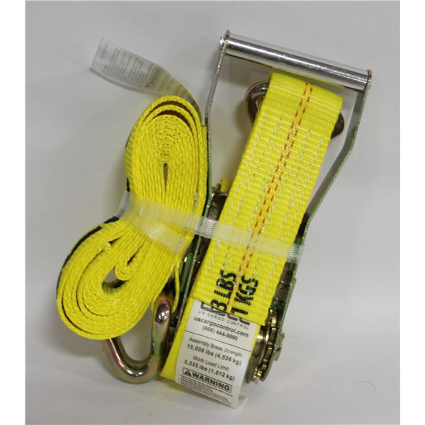 NEW USCC RATCHET STRAP 3,333LBS WORK LOAD LIMIT