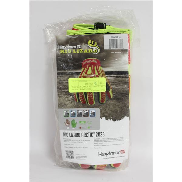 NEW HEXARMOR RIG LIZARD AR5CTIC WORK GLOVES SIZE