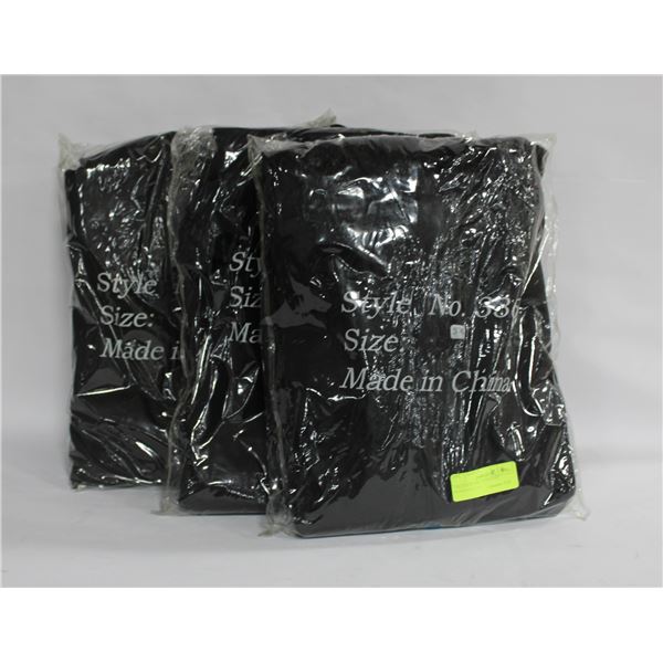 3 BLACK FLAME RESISTANT HOODIES SZ 5XL