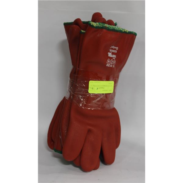 FLAT OF RUBBER GLOVES XXL (3 PAIRS)