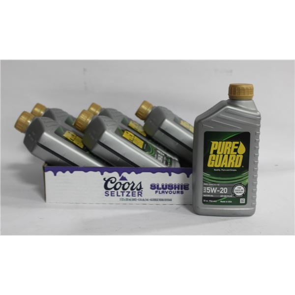6 SEALED PURE GUARD FULL SYNTHETIC MOTOR OIL