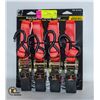 Image 1 : PROLOC RETRACTABLE RATCHET TIE DOWN STRAPS 4 PACK