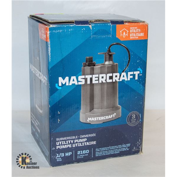MASTERCRAFT 1/3HP UTILITY PUMP