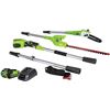NEW GREENWORKS 40 VOLT EXTENSION CHAINSAW HEDGESAW