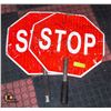 Image 1 : STOP TRAFFIC SIGN PADDLE