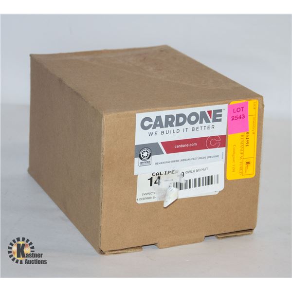 NEW CARDONE REMANUFACTURED CALIPER
