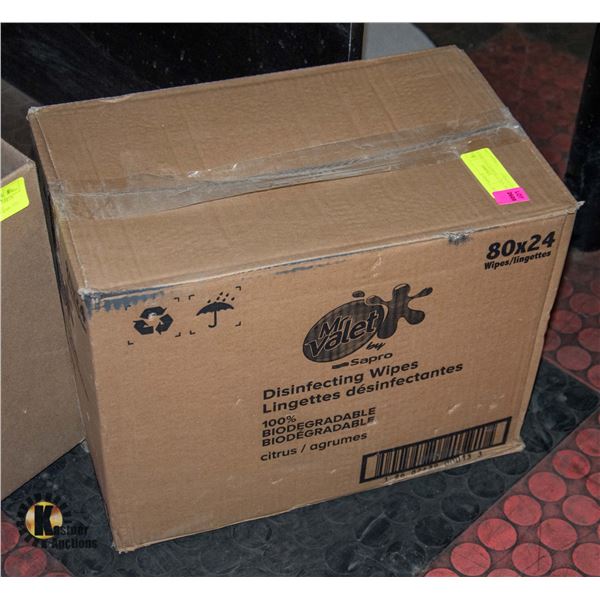 MR. VALET DISINFECTING WIPES 80X24 WIPES