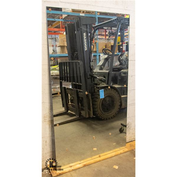 MIRROR NEW LARGE 6M, PLATE GLASS 70"X41"