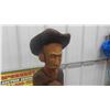 Image 2 : Wood Carved 30'' Folkartish Sculpture 