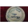 Image 8 : Moorcraft Small Vase 4'' Leaf and Berry Pattern Blue Base Color Signed 