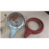 Image 2 : Vintage Auto Parts: Dash with 2 of 3 Gauges, Light Bevels,  