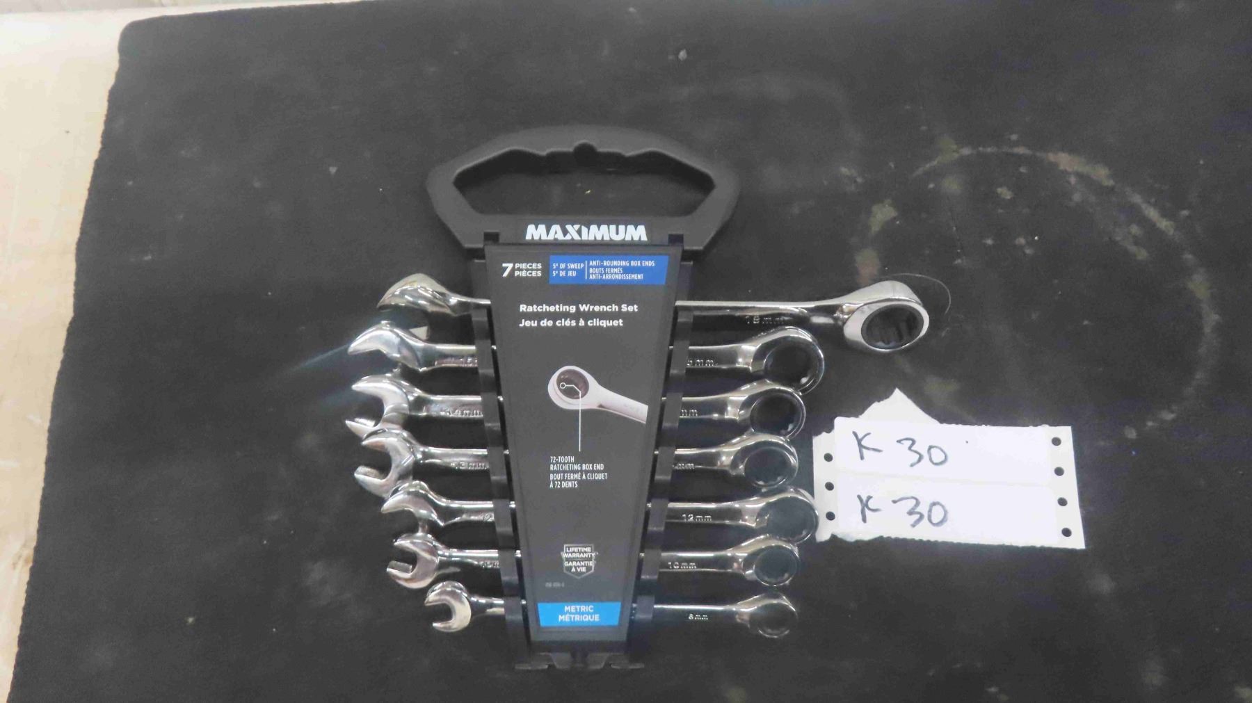 New 7 Piece Maximum Metal Wrench Set Up to 18mm Ratchet - McSherry ...