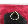 Image 2 : 14kt Gold and Diamond Ring Size 7 Total Weight 5 Grams 