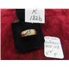 Image 2 : 10kt Gold and Diamond Ring Size 10 1/2 Total Weight 4.8 Grams 