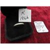 Image 1 : 10kt White Gold and Diamond Ring Size 8 Total Weight 1.5 Grams 