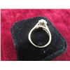 Image 2 : 14kt Gold and Diamond Size Ring 7 1/4 Total Weight 3.6 Grams 